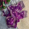 Tew Pure Vichitra Silk Madhubala Style Blouse Wholesalers In Delhi